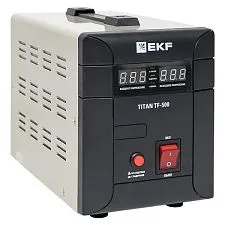 Стабилизатор напряжения EKF Titan симисторный напольный монтаж; 500 ВА; 350 Вт