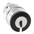Исполнительный механизм переключателя EKF XB4; D отверстия= 22 мм; Черный; возвратный; 2; с замком; 