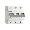 Автоматический выключатель EKF PROxima, серия ВА 47-125; I=10 А; хар-ка D; полюсов 3; отключение 15 кА