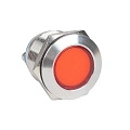 Лампа сигнальная EKF S-Pro67; D отверстия= 19 мм; цвет: Красный; Ue=230 В AC; IP67