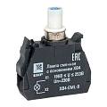 Лампа сменная EKF XB4; цвет: Синий; Ue=230 В AC