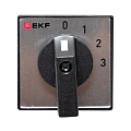 Переключатель кулачковый EKF; 4; полюсов 3; Iu=10 А; схема подключения 1; позиции: 0-1-2-3; IP20
