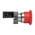 Кнопка EKF XB2; D отверстия= 22 мм; Красный; с фиксацией; Грибовидная; IP65