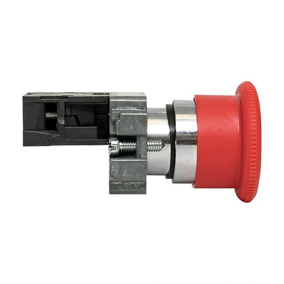 Кнопка EKF XB2; D отверстия= 22 мм; Красный; с фиксацией; Грибовидная; IP65