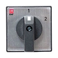 Переключатель кулачковый EKF; 2; полюсов 1; Iu=25 А; схема подключения 3; позиции: 1-2; IP20