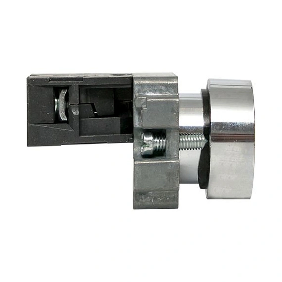 Кнопка EKF XB2; D отверстия= 22 мм; Желтый; возвратный; Плоская (-ий); IP65
