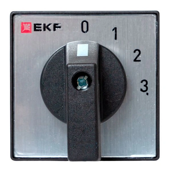 Переключатель кулачковый EKF; 4; полюсов 1; Iu=10 А; схема подключения 10; позиции: 0-1-2-3; IP65