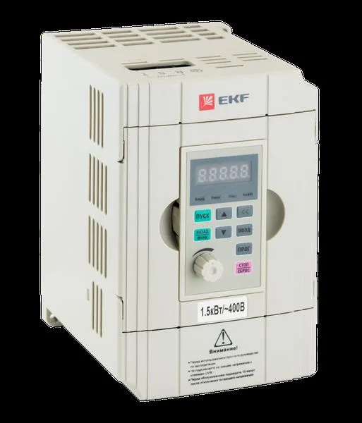 ПЧ EKF VECTOR-100; 3х380В; 1,5 кВТ; 4,2 А