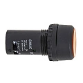 Кнопка EKF SW2C-10D; D отверстия= 22 мм; U=24 В; Желтый; с подсветкой; возвратный; Плоская (-ий); IP