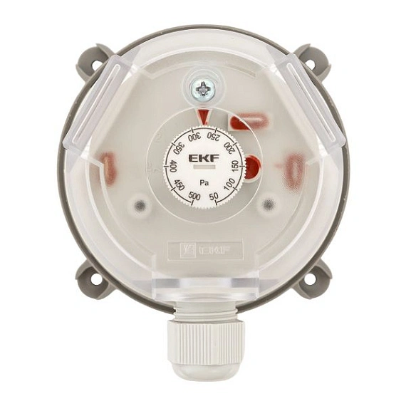 Реле перепада давления EKF RVG-10; IP65; диапазон=50 Па...500 Па
