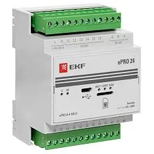 Устройства удаленного управления: контроллер ePRO24 EKF; DI/DO=6/4; GSM; RS-485