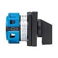 Переключатель кулачковый EKF; 2; полюсов 1; Iu=25 А; схема подключения 1; позиции: 0-1; IP20