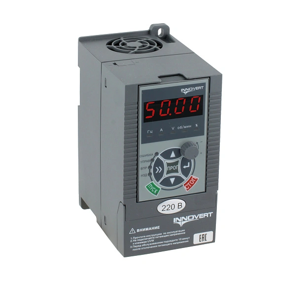 ПЧ INNOVERT ITD; 1х220 В; 1,5 кВТ; 7 А