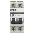 Автоматический выключатель EKF Basic, серия ВА 47-29; I=63 А; хар-ка C; полюсов 2; отключение 4,5 кА