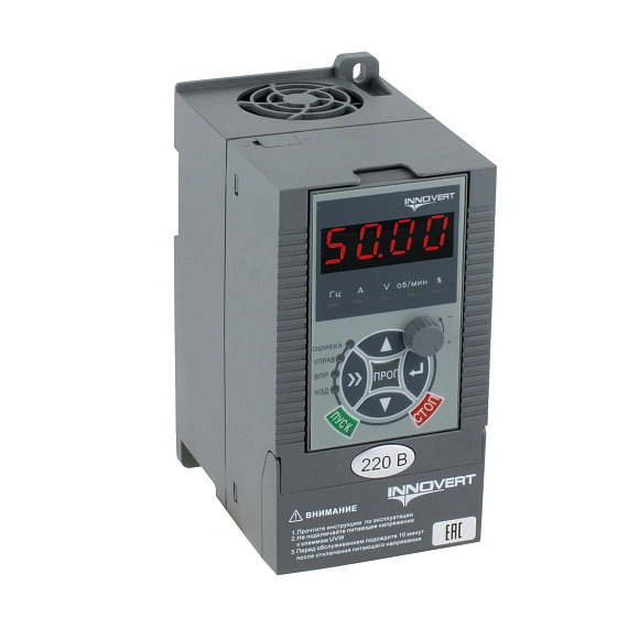 ПЧ INNOVERT ITD; 1х220 В; 1,5 кВТ; 7 А