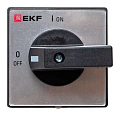 Переключатель кулачковый EKF; 2; полюсов 3; Iu=16 А; схема подключения 1; позиции: ВКЛ-ВЫКЛ; IP65