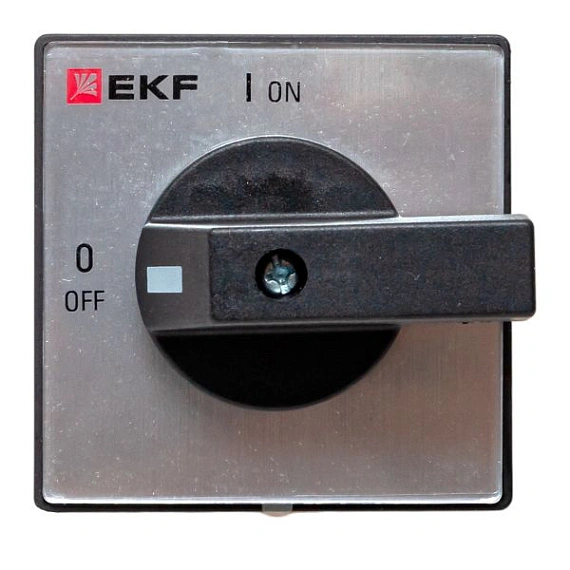 Переключатель кулачковый EKF; 2; полюсов 3; Iu=16 А; схема подключения 1; позиции: ВКЛ-ВЫКЛ; IP65