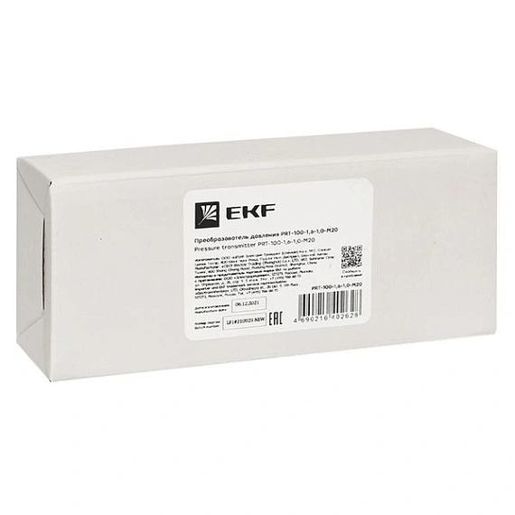 Преобразователь давления EKF PRT-100 с керамической мембраной; IP65; 20 мм; диапазон 0...1,6 МПа