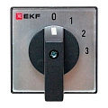 Переключатель кулачковый EKF; 4; полюсов 2; Iu=32 А; схема подключения 1; позиции: 0-1-2-3; IP65