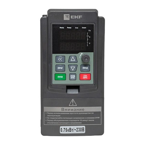 ПЧ EKF VECTOR-100; 1х220В; 0,75 кВТ; 4 А