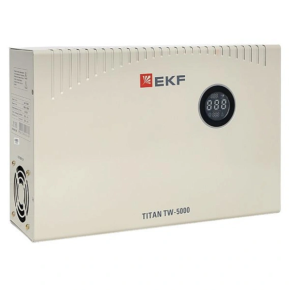 Стабилизатор напряжения EKF Titan симисторный; 5000 ВА; 3500 Вт