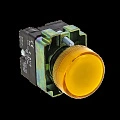 Лампа сигнальная EKF XB2; D отверстия= 22 мм; цвет: Желтый; Ue=230 В AC; IP54
