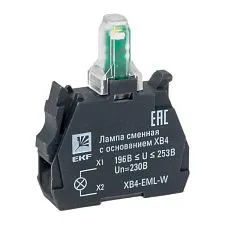 Лампа сменная EKF XB4; цвет: Белый; Ue=230 В AC