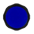 Кнопка EKF SW2C-11; D отверстия= 22 мм; Синий; возвратный; Плоская (-ий); IP54