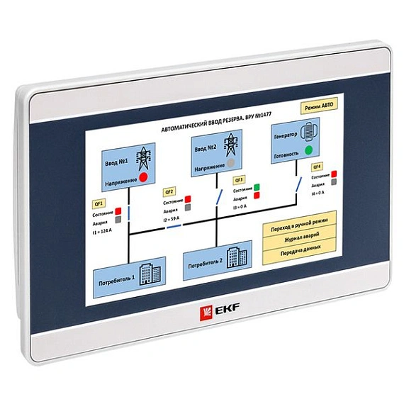 Панель оператора EKF PRO-Screen; 4,3"; TFT; 0xEthernet, 1xRS-232, 1xRS-422, 1xRS-485, 1хUSB 2.0