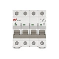 Автоматический выключатель EKF Averes, серия AV-10; I=4 А; хар-ка L; полюсов 4; отключение 10 кА