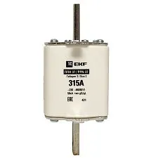 Плавкая вставка EKF ППН; типоразмер: 2 (NH2); I=315 А