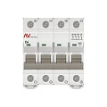 Автоматический выключатель EKF Averes, серия AV-6 DC; I=4 А; хар-ка C; полюсов 4; отключение 6 кА