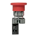 Кнопка EKF XB2; D отверстия= 22 мм; U=230 В; Красный; возвратный; Грибовидная; IP65