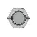 Лампа сигнальная EKF S-Pro67; D отверстия= 19 мм; цвет: Белый; Ue=230 В AC; IP67