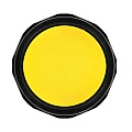 Кнопка EKF SW2C-11; D отверстия= 22 мм; Желтый; возвратный; Плоская (-ий); IP54