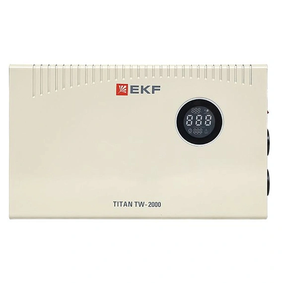 Стабилизатор напряжения EKF Titan симисторный; 2000 ВА; 1400 Вт