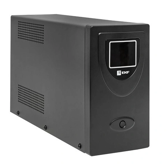 ИБП EKF E-Power SSW 200; 2000 ВА; 1200 Вт; фаз вх/вых=1/1; розетки 4 х Schuko; 2x12В_9Ач