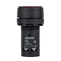 Кнопка EKF SW2C-11; D отверстия= 22 мм; Красный; возвратный; Плоская (-ий); IP54