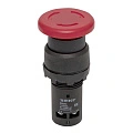 Кнопка EKF SW2C-11MZ; D отверстия= 22 мм; Красный; с фиксацией; Грибовидная; IP54