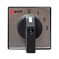 Переключатель кулачковый EKF; 4; полюсов 2; Iu=10 А; схема подключения 1; позиции: 0-1-2-3; IP20