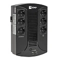 ИБП EKF E-Power HOME; 800 ВА; 480 Вт; фаз вх/вых=1/1; розетки 6 х Schuko; 1x12В_8Ач