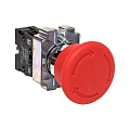 Кнопка EKF XB2; D отверстия= 22 мм; Красный; с фиксацией; Грибовидная; IP40