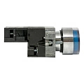 Кнопка EKF XB2; D отверстия= 22 мм; U=230 В; Синий; с подсветкой; возвратный; Плоская (-ий); IP65