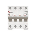 Автоматический выключатель EKF Averes, серия AV-10; I=25 А; хар-ка D; полюсов 4; отключение 10 кА
