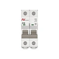 Автоматический выключатель EKF Averes, серия AV-10; I=10 А; хар-ка D; полюсов 2; отключение 10 кА