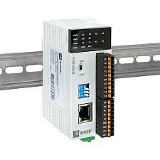 ПЛК EKF PRO-Logic центральный процессор; DI=4; DO=4 NPN; AI=2; AO=2; 1xEthernet, 1xRS-485