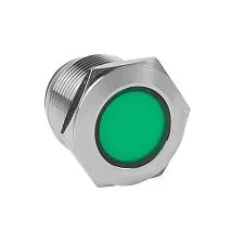 Лампа сигнальная EKF S-Pro67; D отверстия= 19 мм; цвет: Зеленый; Ue=230 В AC; IP67