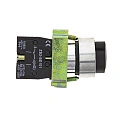 Переключатель с замком EKF XB2; D отверстия= 22 мм; Черный; возвратный; U=220 В; 3; с замком; IP40