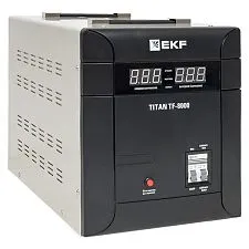 Стабилизатор напряжения EKF Titan симисторный напольный монтаж; 8000 ВА; 5600 Вт