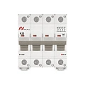 Автоматический выключатель EKF Averes, серия AV-10 DC; I=25 А; хар-ка K; полюсов 4; отключение 10 кА